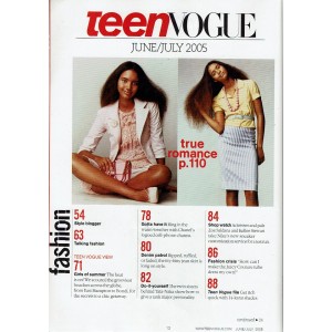 Teen Vogue Magazine 2005 06/05 Lindsay Lohan