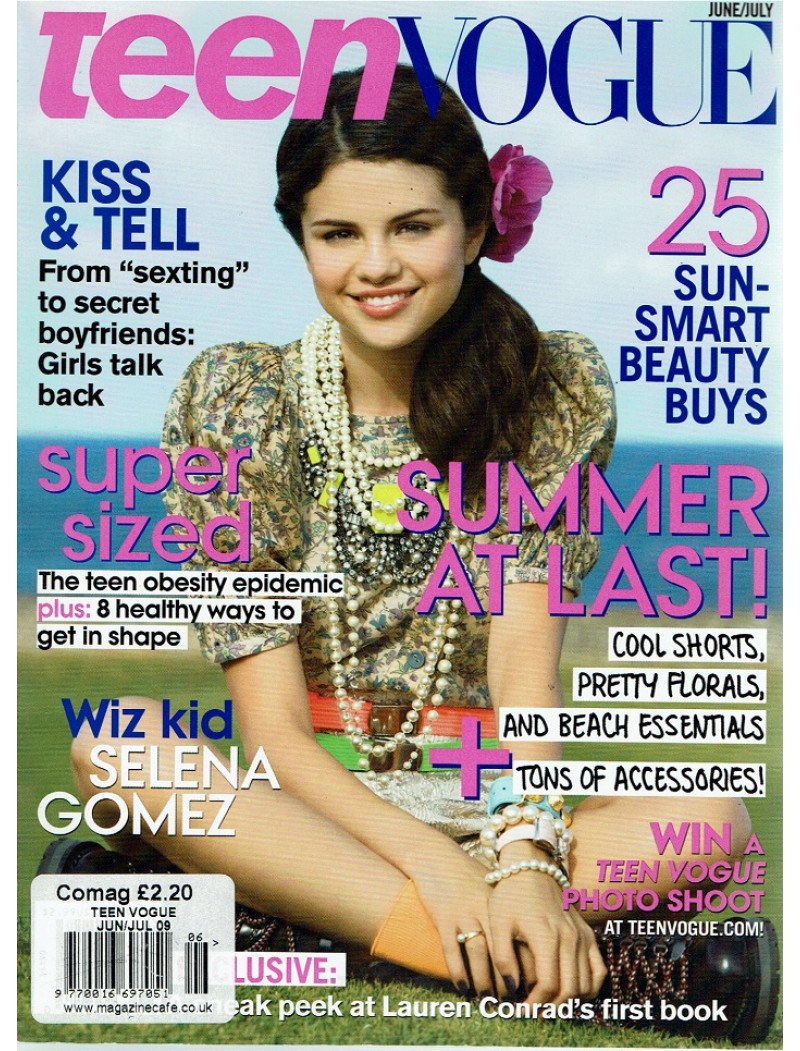 Teen Vogue Magazine 2009 06/09 Selena Gomez