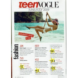 Teen Vogue Magazine 2009 06/09 Selena Gomez