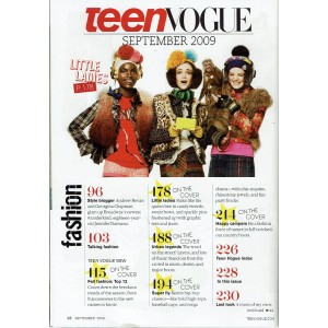 Teen Vogue Magazine 2009 09/09 Taylor Momsen