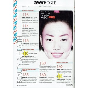 Teen Vogue Magazine September 2010 Victoria Justice