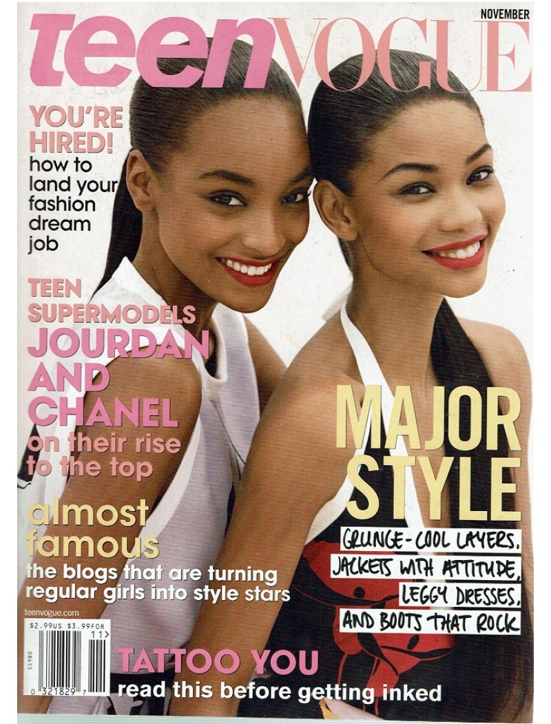 Teen Vogue Magazine 2009 11/09 Jourdan And Chanel