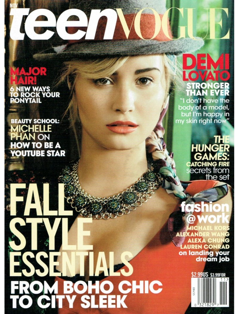 Teen Vogue Magazine 2013 11/13 Demi Lovato Teen Vogue Magazine 2013 11/13 Demi Lovato
