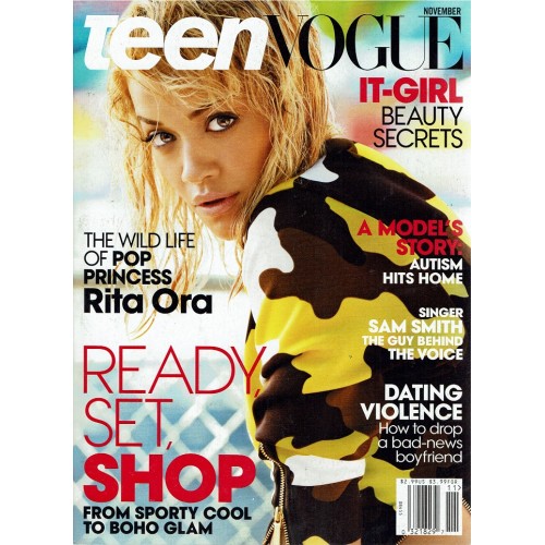 Teen Vogue Magazine 2014 11/14 Rita Ora
