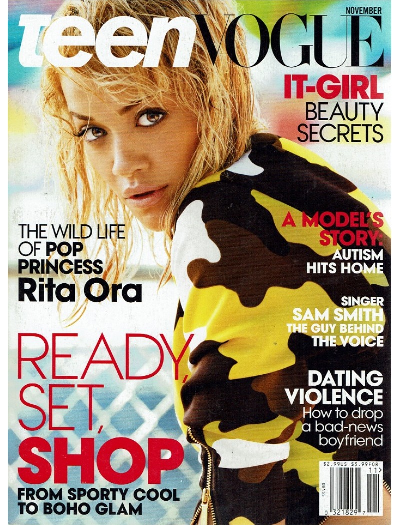 Teen Vogue Magazine November 2014 Rita Ora