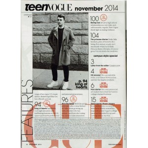 Teen Vogue Magazine November 2014 Rita Ora