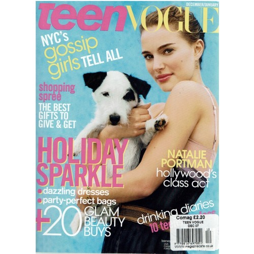 Teen Vogue Magazine 2008 12/08 Natalie Portman