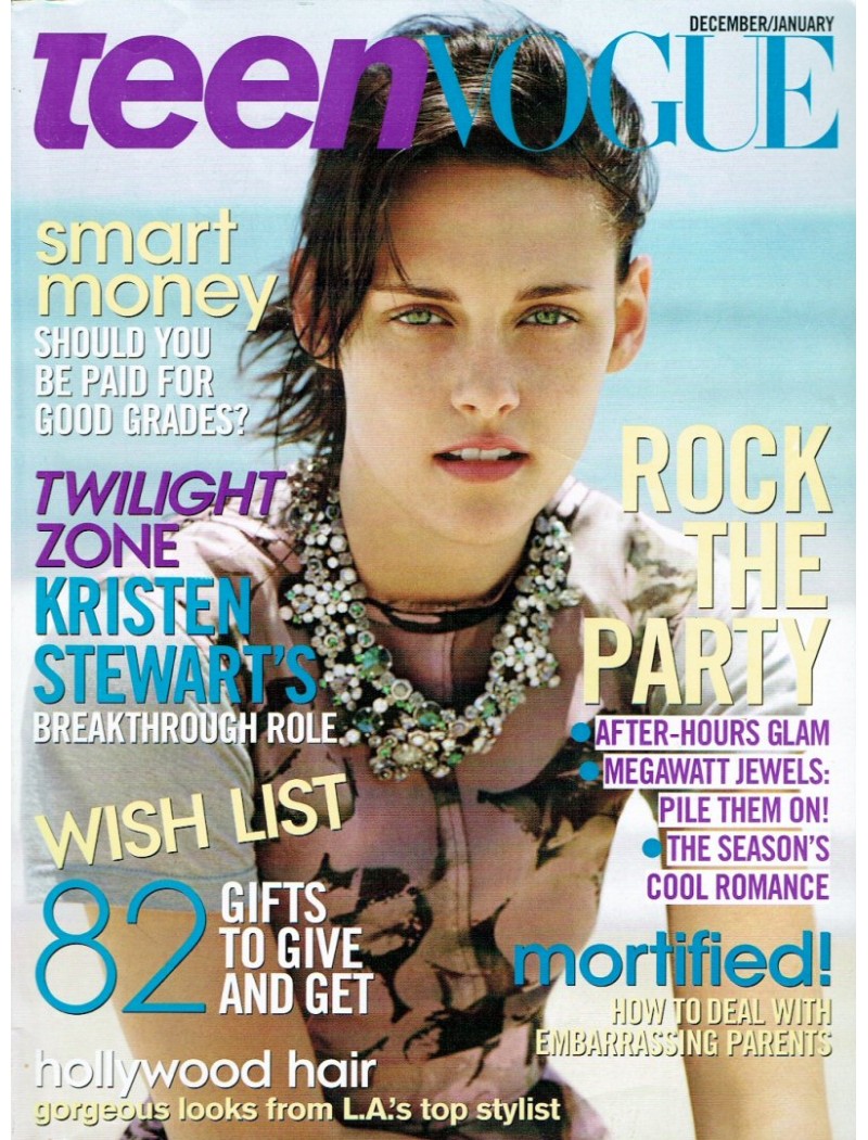 Teen Vogue Magazine 2009 12/09 Kristen Stewart