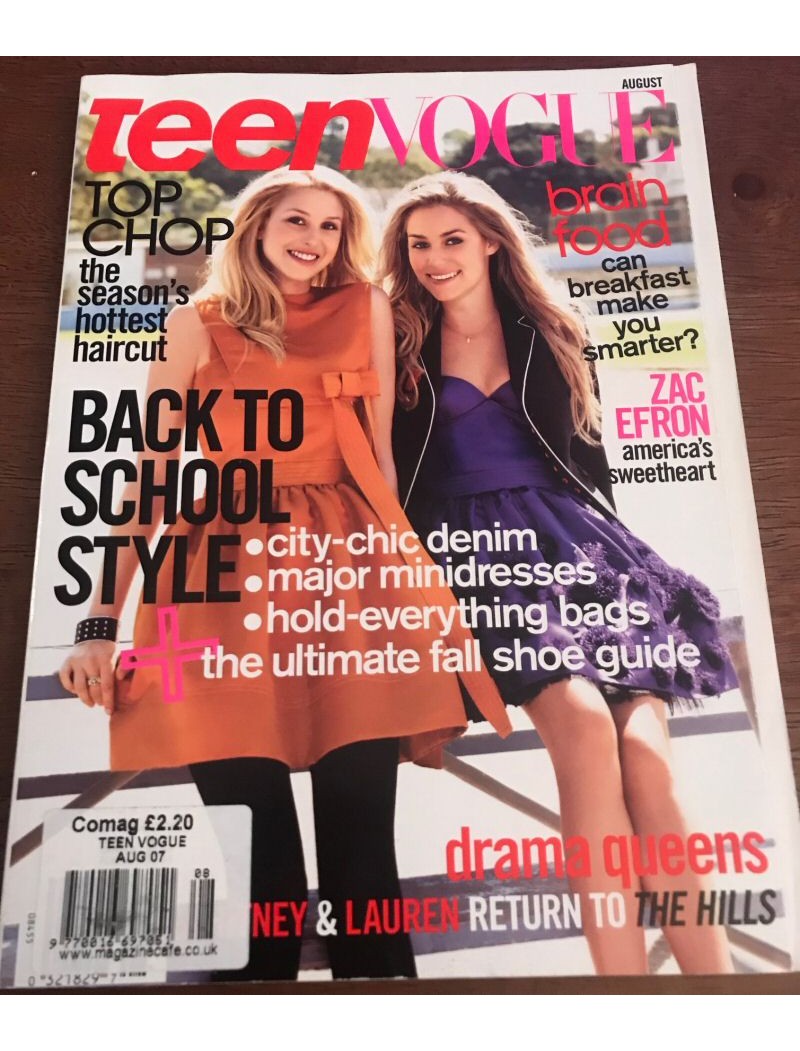 Teen Vogue Magazine 2007 08/07 Whitney Port & Lauren Conrad