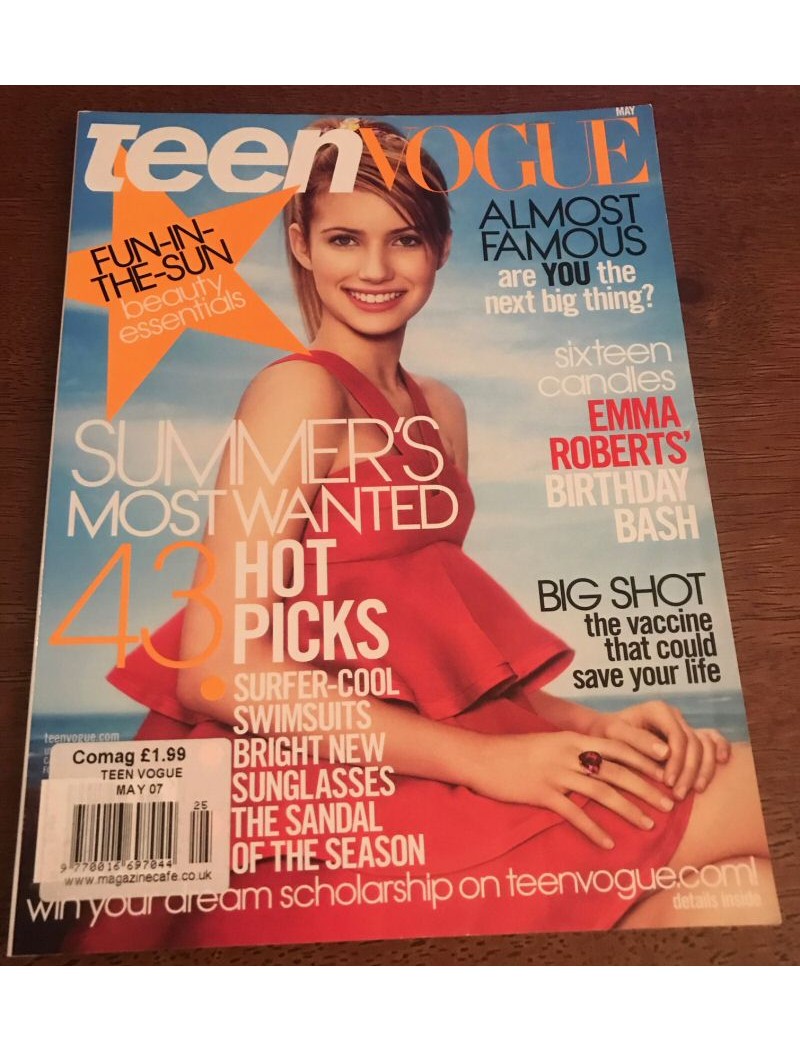 Teen Vogue Magazine 2007 05/07 Emma Roberts