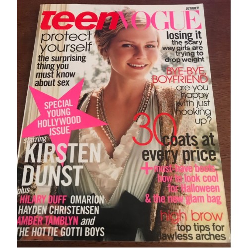 Teen Vogue Magazine 2004 10/04 Kirsten Dunst
