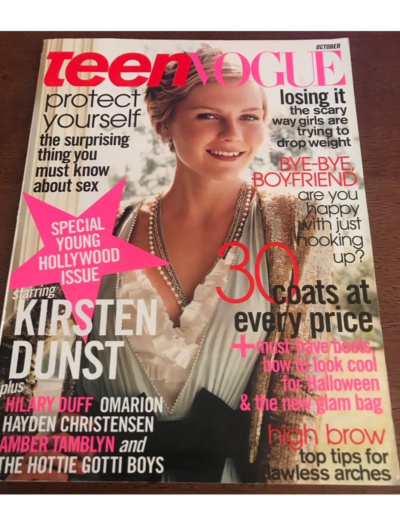 Teen Vogue Magazine 2004 10/04 Kirsten Dunst