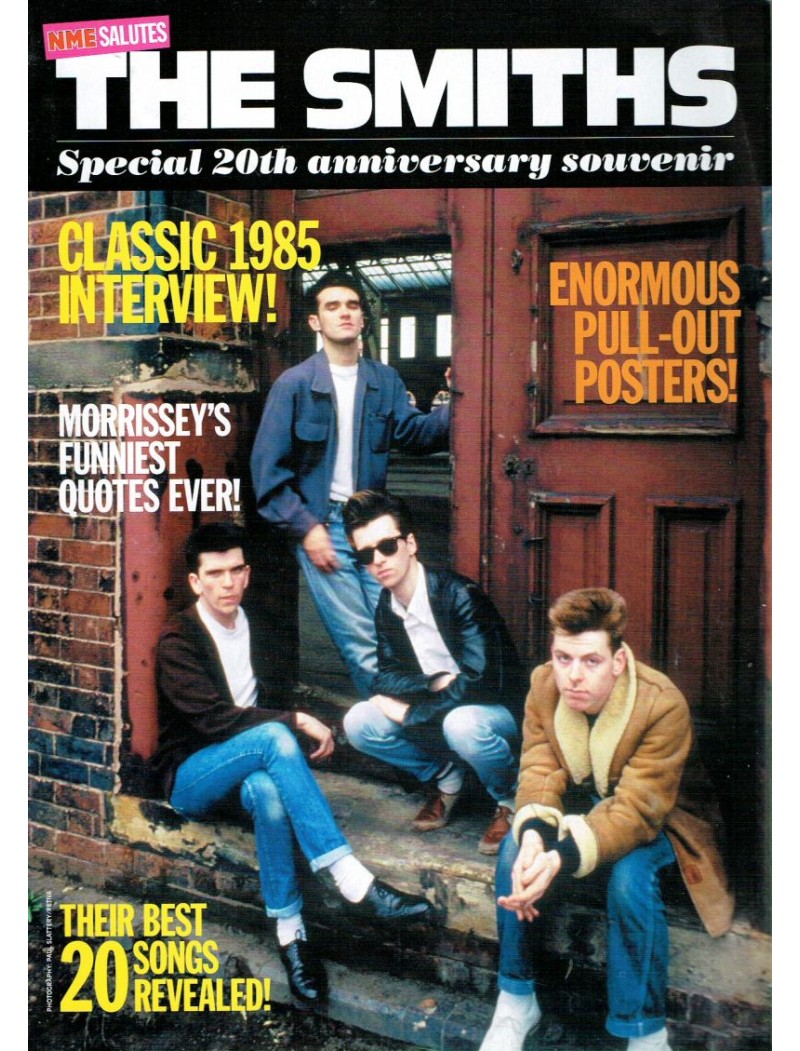 The Smiths Special 20th Anniversary Souvenir Magazine Pull Out Posters