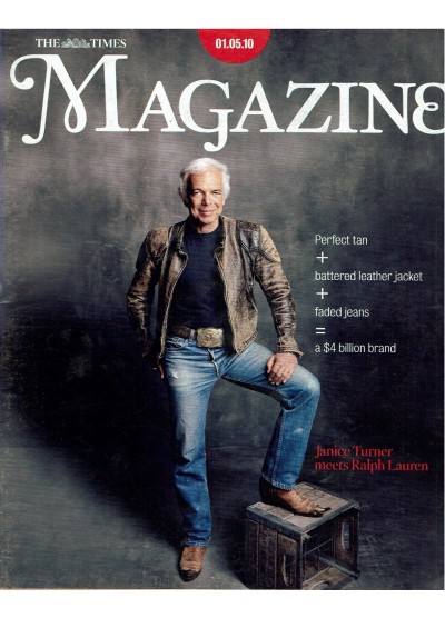 The Times Magazine 2010 01/05/10 Ralph Lauren