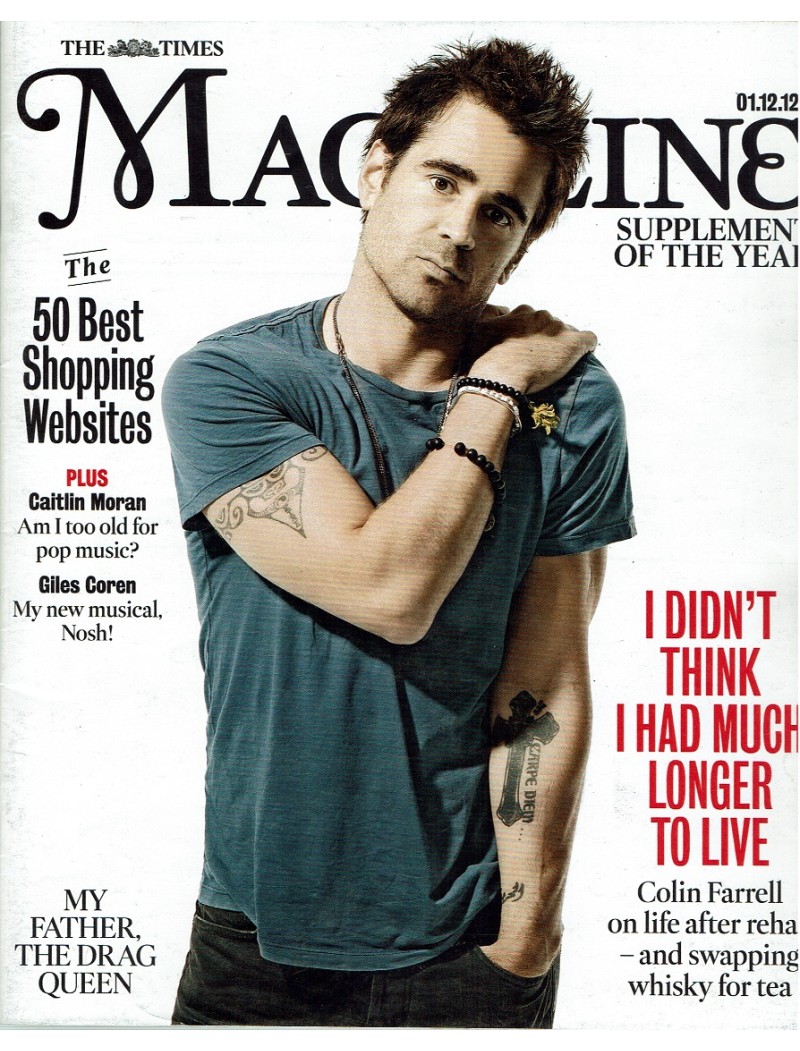 The Times Magazine 2012 01/12/12 Colin Farrell