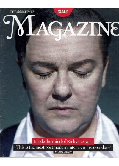 The Times Magazine 3rd April 2010 Ricky Gervais