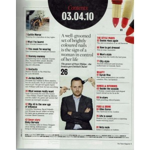 The Times Magazine 2010 03/04/10 Ricky Gervais
