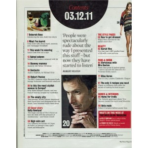 The Times Magazine 3rd December 2011 Kelly Rowland