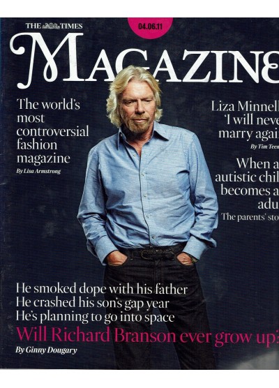 The Times Magazine 4th June 2011 Richard Branson