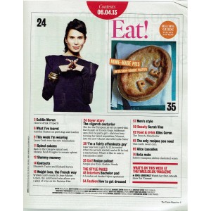 The Times Magazine 6th April 2013 Goga Ashkenazi