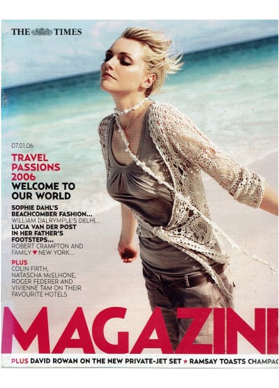 The Times Magazine 7th January 2006 Sophie Dahl