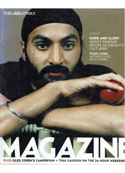 The Times Magazine 7th July 2007 Monty Panesar