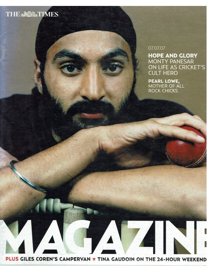 The Times Magazine 2007 07/07/07 Monty Panesar