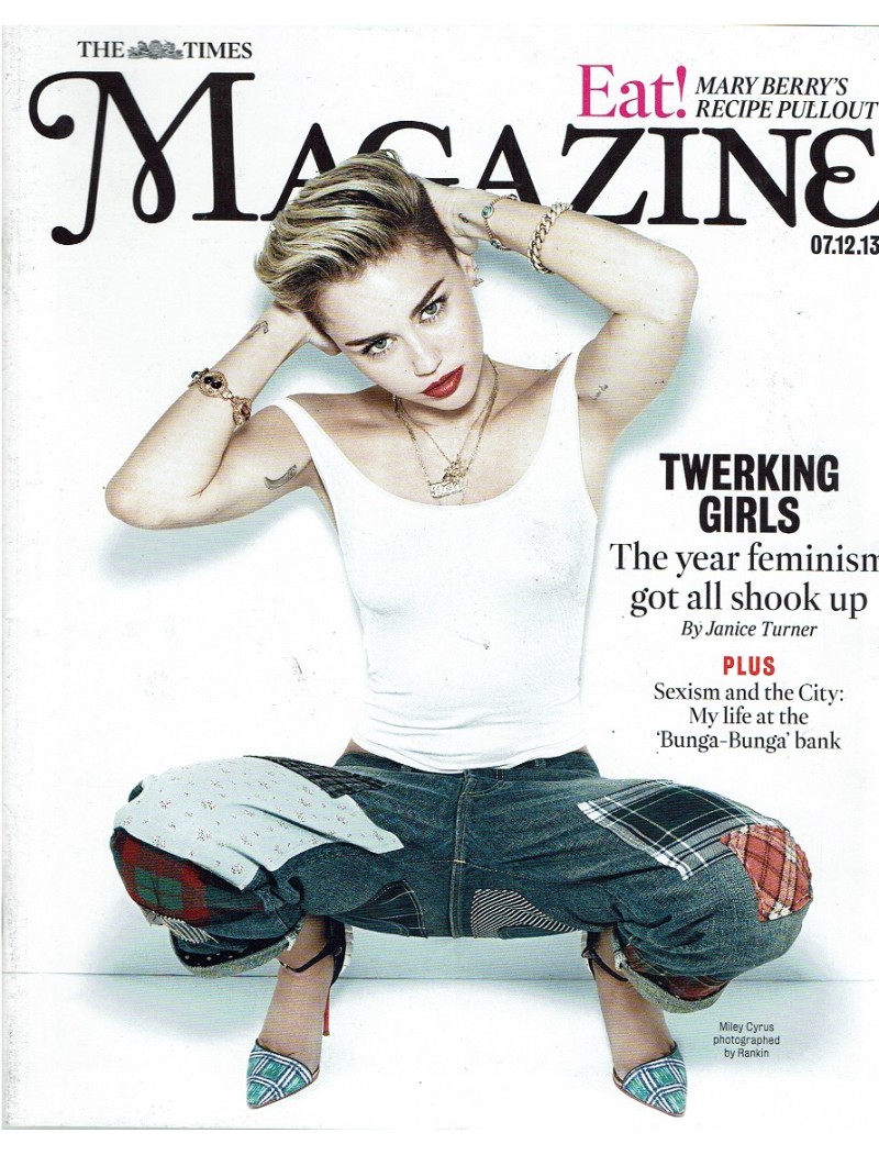 The Times Magazine 7th December 2013 Miley Cyrus Cover