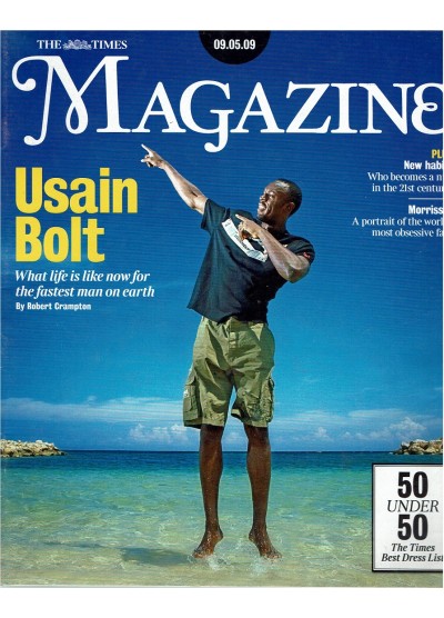 The Times Magazine 9th May 2009 Usain Bolt