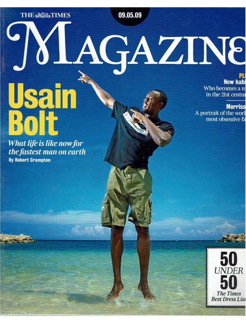 The Times Magazine 9th May 2009 Usain Bolt