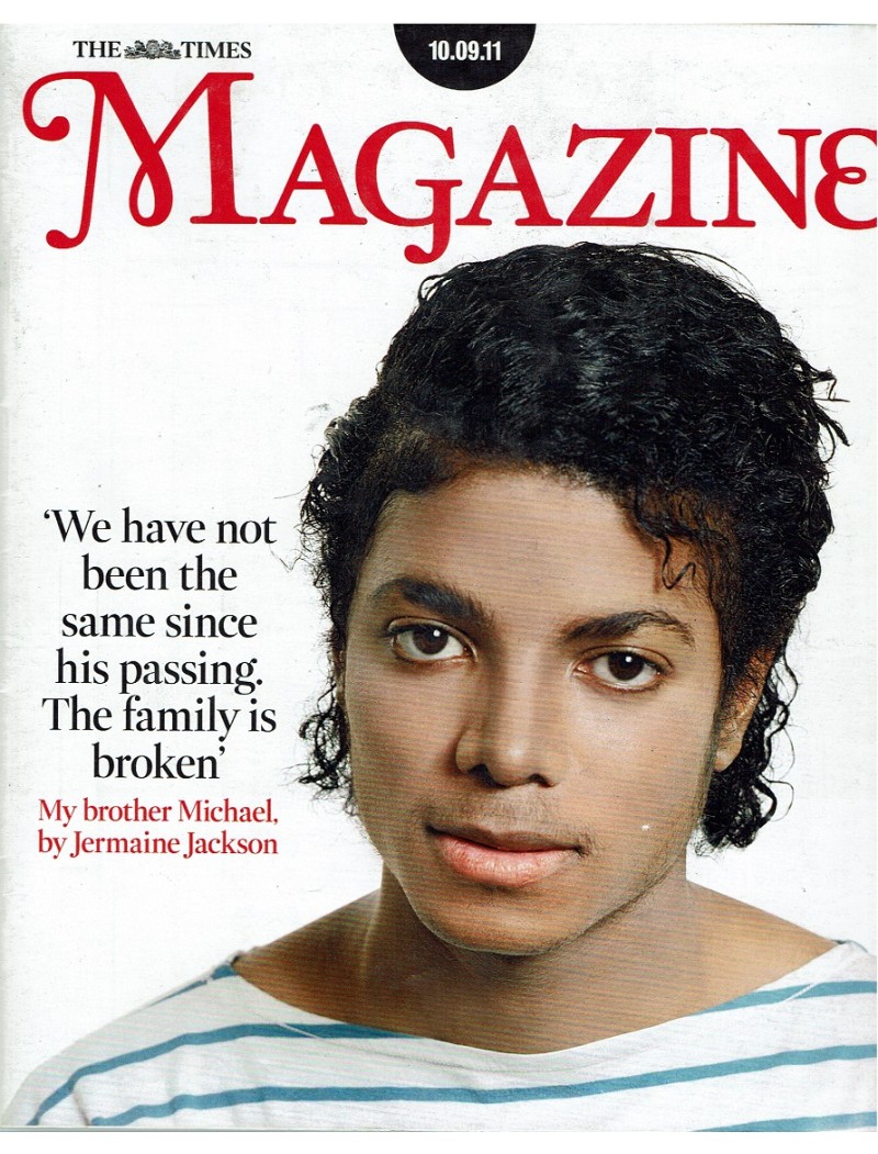 The Times Magazine 10th September 2011 Jermaine Jackson