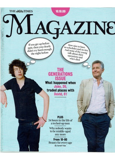 The Times Magazine 10th October 2009 J.A Myerson