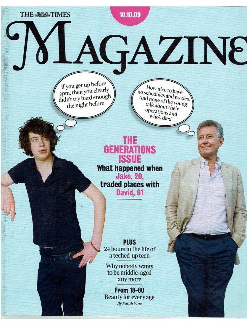 The Times Magazine 10th October 2009 J.A Myerson