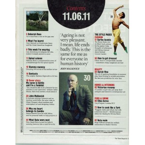 The Times Magazine 11th June 2011 Tony Bennett