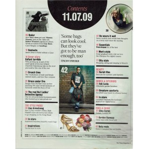 The Times Magazine 11th July 2009 Charlotte Gainsbourg