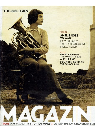 The Times Magazine 11th December 2004 Audrey Tautou