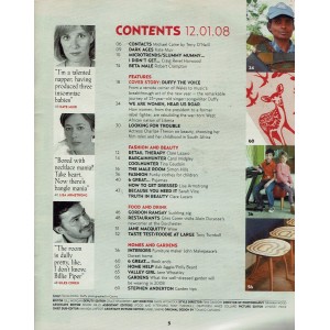 The Times Magazine 12th January 2008 Duffy