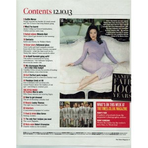 The Times Magazine 12th October 2013 Jackie Collins