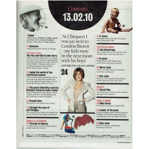 The Times Magazine 13th February 2010 John Terry