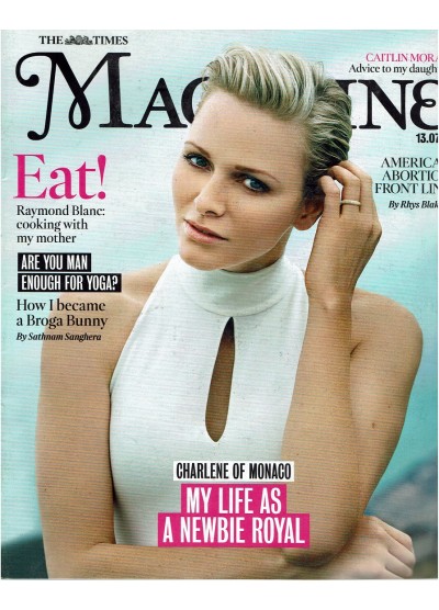 The Times Magazine 2013 13/07/13 Charlene Of Monaco