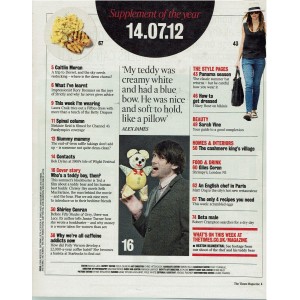 The Times Magazine 14th July 2012 Chris Evans