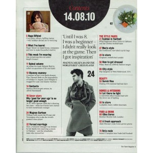 The Times Magazine 14th August 2010 Roger Moore