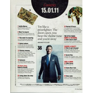 The Times Magazine 15th January 2011 Roberto Cavalli