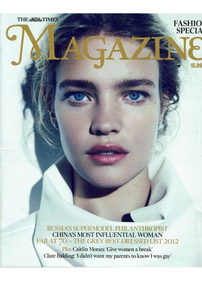 The Times Magazine 2012 15/09/12 Natalia Vodianova