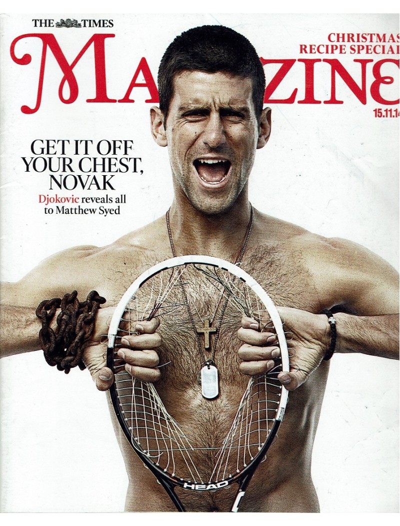 The Times Magazine 2014 15/11/14 Novak Djokovic