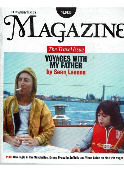 The Times Magazine 16th January 2010 Sean Lennon