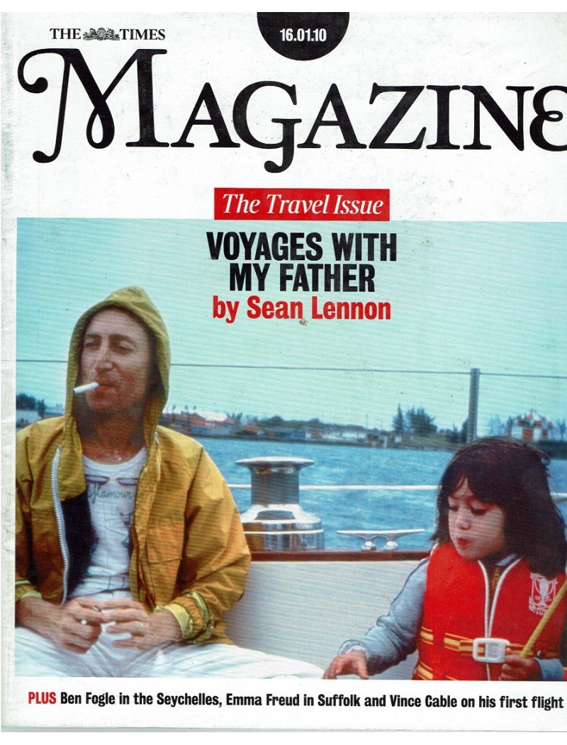 The Times Magazine 16th January 2010 Sean Lennon