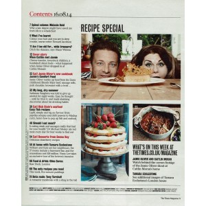 The Times Magazine 16th August 2014 Jamie Oliver