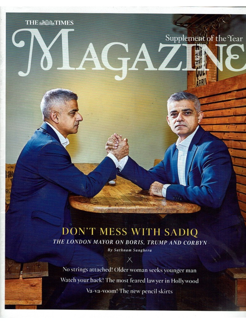 The Times Magazine 17th February 2018 Sadiq Khan