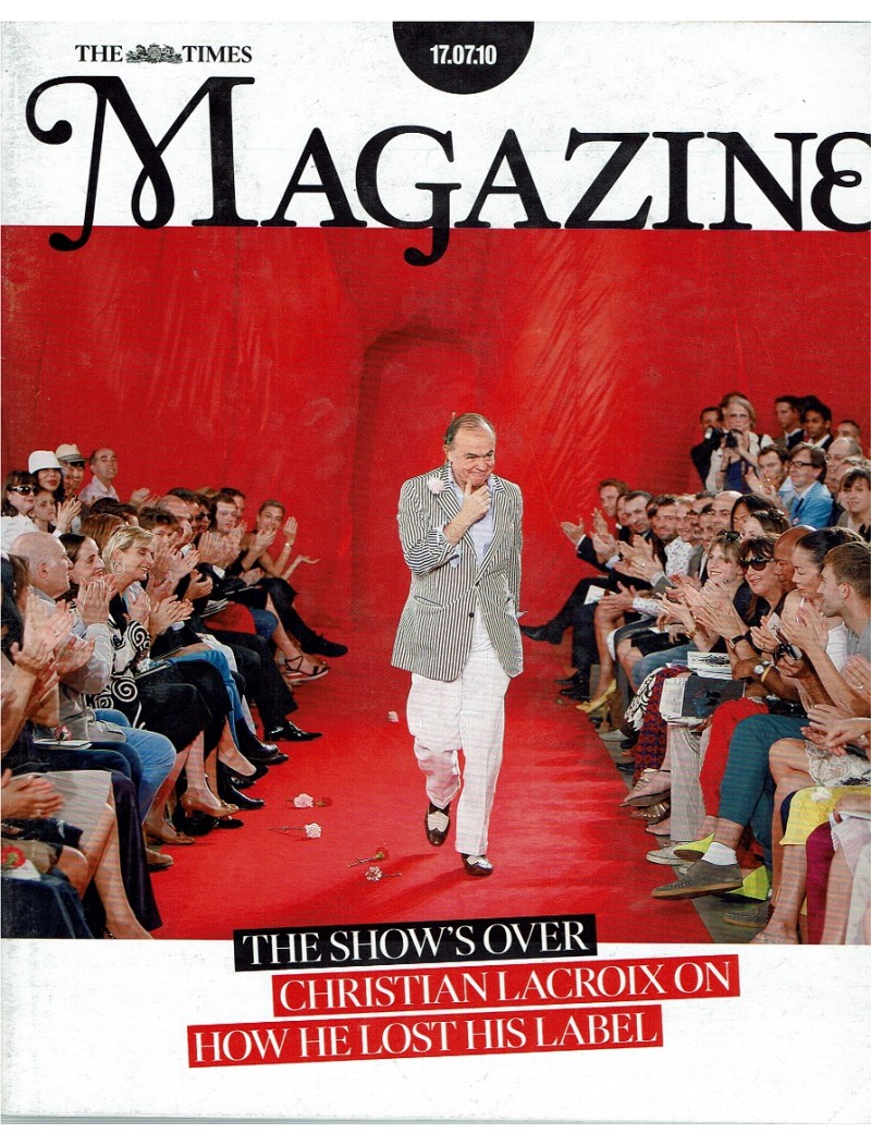 The Times Magazine 17th July 2010 Christian Lacroix
